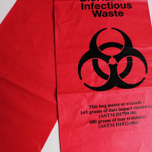Medical waste bags red bag