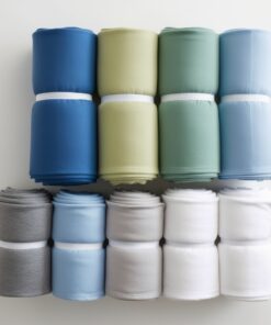 Grey hospital blankets