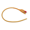 Hitecare Foley catheter - latex - 2 way - Silicon coated - 3-5ml x 310mm - black, FG8