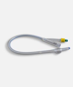 Hitecare Foley catheter - latex - 2 way - Silicon coated - 5-10ml x 410mm - white, FG12