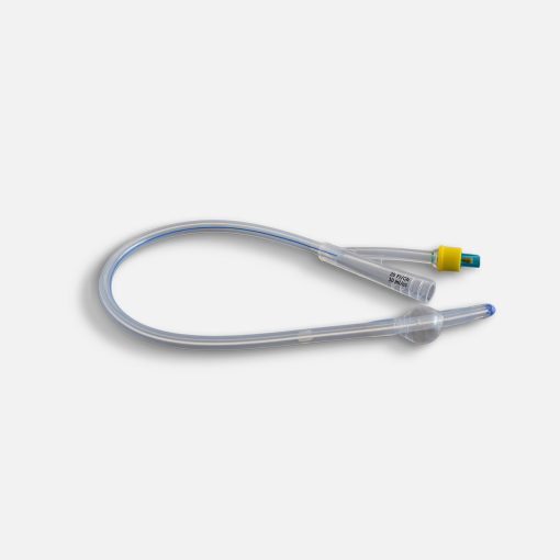 Hitecare Foley catheter - latex - 2 way - Silicon coated - 5-10ml x 410mm - white, FG12