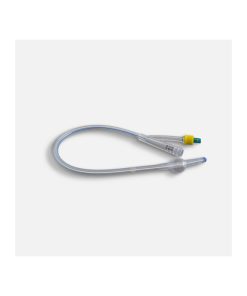 Foley Catheter 100% Silicon 2way Yellow FG20