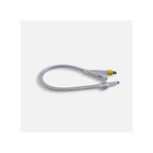 Foley Catheter 100% Silicon 2way Yellow FG20