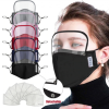 Adults Washable Mask With Filter & Detachable Eye Shield