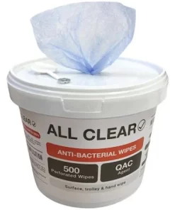All clear sanitising wipes - Antibacterial alcohol Based Wet Wipes
