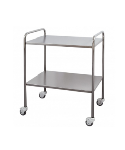 Dressing Trolley 80 x 50cm with Rails