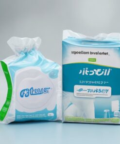 all-in-one adult diapers / cotton feel
plus blue) - regular absorbency