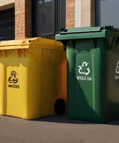 refuse wheelie bins
