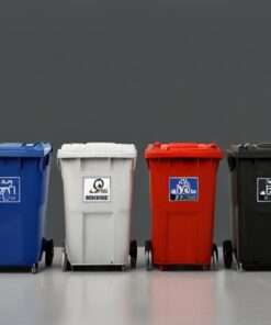Large wheelie bins