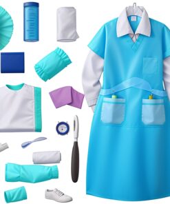 Disposable mop caps blue