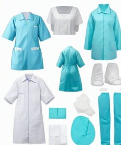 Reusable mop caps blue