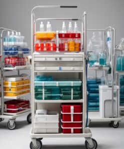 trolley 2 tier stainless steel sst2001