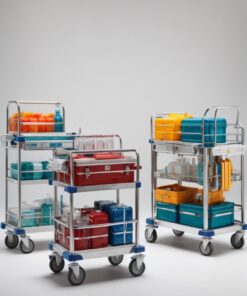 trolley for physiotherapy equipment