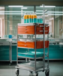 waitstaff service trolley