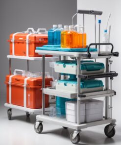 stainless medical trolley
