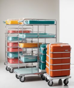 waste trolley for hospital