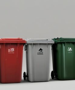 660l rubbish bin