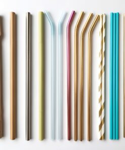 wrapped straws