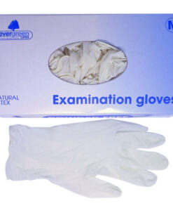 blue surgical gloves