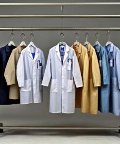 scientist lab gown