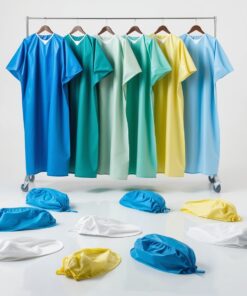 Disposable mop caps blue