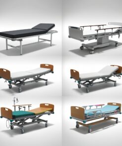 Examination couch with stirrups