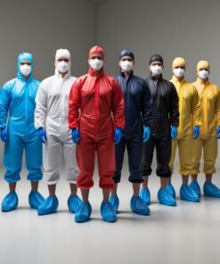 Yellow Disposable Coveralls