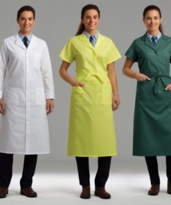 embroidered lab coats