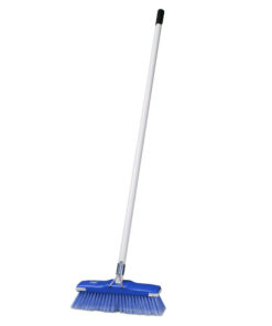 Carpet Broom - Complete - GB10 - Stiff - Synthetic Fibre with Buffers - Metal Handle - 55 Grip - Pack of 5 - F3365