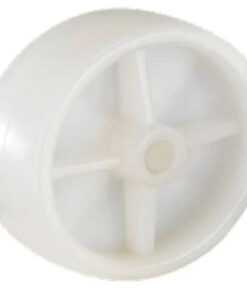 Castor Wheels - Polypropylene - Loose Wheel - White - 125mm - TOOC492