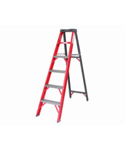 All Fibreglass Single Sided Ladder - Industrial A-Frame - 6 Steps - 1.8m - FGS6-ALL-SS