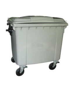 Bulk Wheelie Bin - 1100L - 4 Wheel - Plastic - Grey - 0182