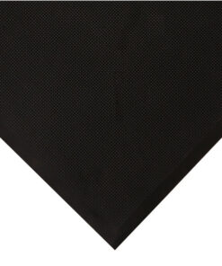 Workplace Mat - Hygimat Solid Hygienic Anti-Fatigue Mat - 90 x 60 x 1.7cm - Black - HYS010001