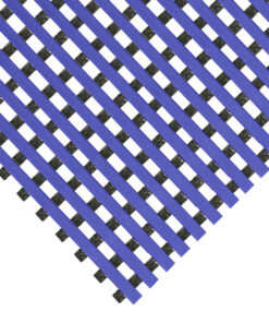 Workplace Mat - DeckStep PVC Anti-Slip Drainage - 1000 x 59 x 1.15cm - Blue - DS020610