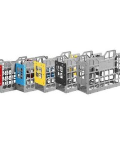 A4 Economy Plastic Filing Container - 32 x 10 x 22 cm - Colour Options - Pack of 20 - 05EPC