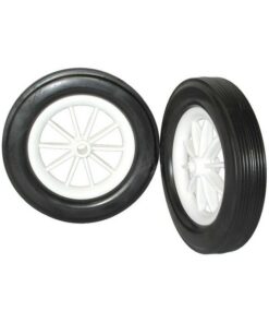 Plastic Spoked Wheels - Polypropylene - 135mm ⌀ - Pack of 2 - RATA135