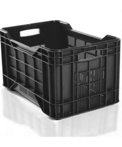 Agri Lug - Solid Base Vent Sides - SABS Approved - 43L - Black - Pack of 84 - CT4302-black