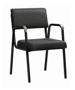 Office Chair - Economy Arm - Square Tube - 88 x 60 x 60 cm - SE016-black