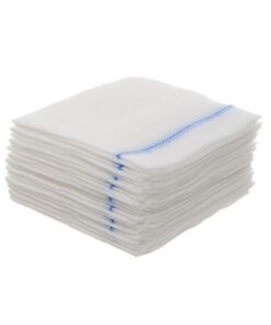 Abdominal Swabs – 450mm x 370mm x 4 Ply (Non-Sterile, X Ray Detectable) – 25s