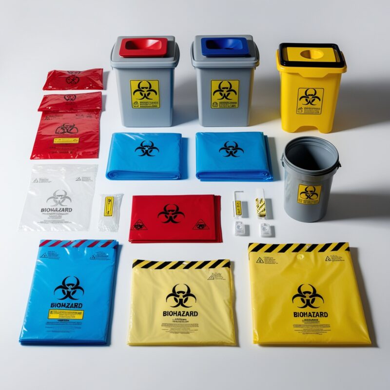 Biohazard Container R6s red biohazard container – MedqSupplies