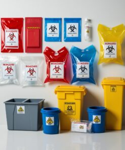 Bemis RCRA Harzardous Chemical Waste Container, 2 Gallon, Black, Box of 30 ...