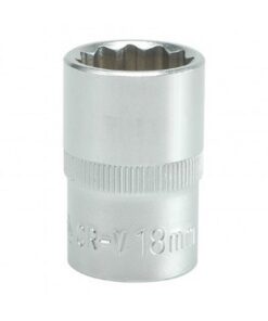 Bi-hex Socket - 12 Point - Chrome Vanadium - 1/2" Connector - Standard Length - 19mm - YT-1281