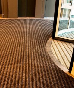 Entrance Mat - Trio Brush Carpet - 2000 x 200 x 1 cm - Brown - PMTB050001