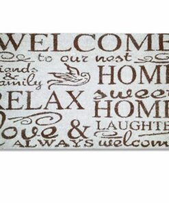 Doormat - Design Coir Welcome Relax - 70 x 40 x 1.4 cm - CMD00007