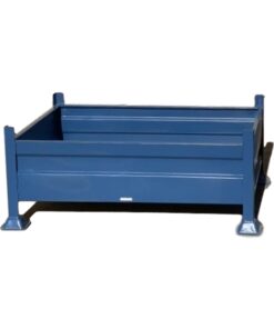 Stillage Bin - Stackable Steel Bin - Solid Side - Blue - 2200Kg - SB4330