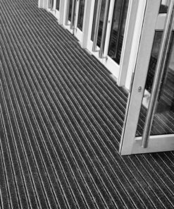 Outdoor Entrance Mat - Super Scraper - 200 x 1.3 cm - per Linear Metre - Black - PMS010001C