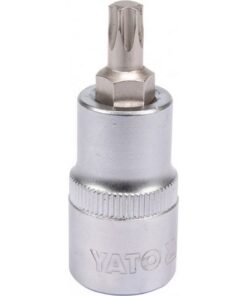 Torx Bit Socket - Male - Chrome Vanadium - 1/2" Connector - Standard Length - T40 x 50mm - YT-04314
