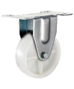 Castor Wheels - Nylon - Fixed Wheel - White - 65mm - TOOC464