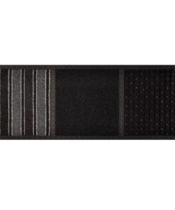 Disinfectant Mat - COBAcare Trio Zone - 99.5 x 39.5 x 1.5 cm - Black, Dark Grey and Grey - CDM005