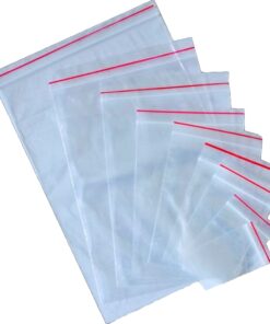 Resealable Plastic Grip Zip Lock Bags - 40 Micron - 8 x 12 cm - Pack of 1000 - 2G_PLMG8012